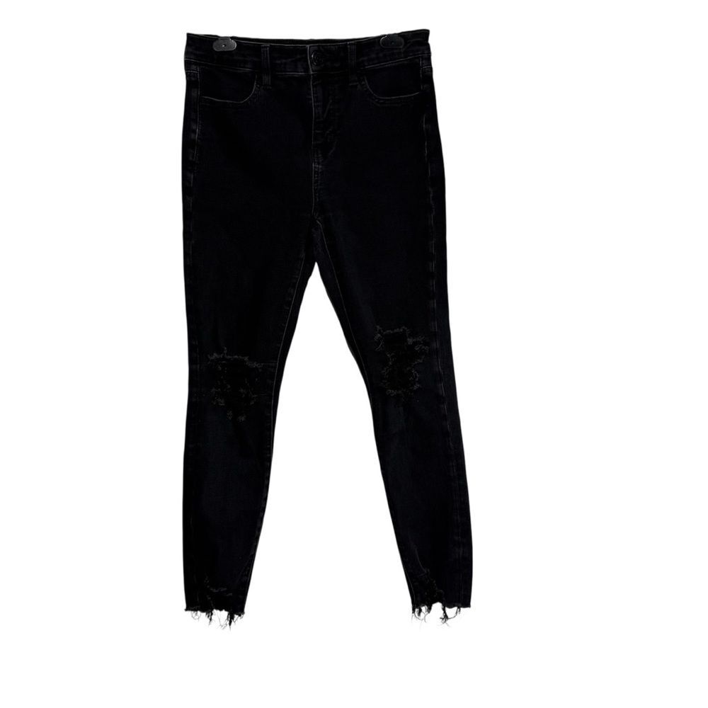 American Eagle The Dream Jean raw hem high waisted jegging Jean women’s size 8